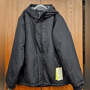 NWT, Men's All in Motion cold weather jacket, black, XL